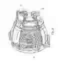 Fig. 03 - Gas-turbine combustion chamber with mixing air orifices and chutes in modular design