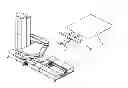 Fig. 01 - Liquid crystal panel transportation device and support arm structure with rotatable ancillary arm sections