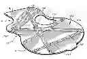 Fig. 01 - Bracing system for stringed instrument