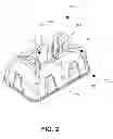 Fig. 03 - Energy dissipation structure with support pillar for packaging fragile articles