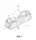Fig. 04 - Energy dissipation structure with support pillar for packaging fragile articles