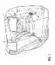 Fig. 02 - Vehicle garment hook and guard mounting assembly