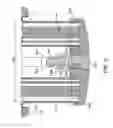Fig. 22 - Vehicular load carrier rack with locking cover