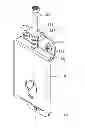 Fig. 01 - Wall-mounted aiding mechanism and wall-mounted device