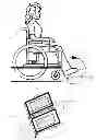 Fig. 01 - Wheelchair foot support