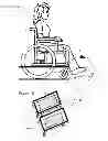 Fig. 02 - Wheelchair foot support