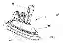 Fig. 01 - Suction lifting tool and sealing flange for a suction lifting tool