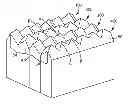 Fig. 01 - Cube corner retroreflective sheeting having channels