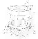 Fig. 01 - Combination planter box and saucer with internal lighting