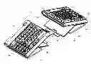 Fig. 01 - Support accessory for split keyboard