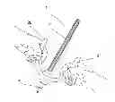 Fig. 01 - Writing utensil with two handles for writing with both hands simultaneously