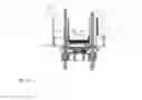 Fig. 03 - Package delivery kiosk including integrated robotic package lifting assembly with shelving system
