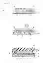 Fig. 12 - Method for manufacturing flexible semiconductor device having gate electrode disposed within an opening of a resin film