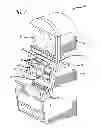 Fig. 02 - Gaming machine having a display and speaker system with light piping material
