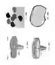 Fig. 231 - Patient-adapted and improved articular implants, designs and related guide tools