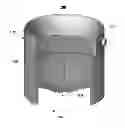Fig. 01 - Implantable device for directional control of flow within the anatomic tracts of the body