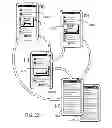 Fig. 22 - Selective inbox access in homescreen mode on a mobile electronic device