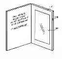 Fig. 01 - Greeting card incorporating electronics device pocket