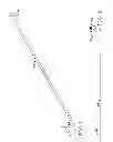 Fig. 02 - Device for securing one face wall mesh to vertical rebar and standard concrete forms