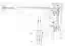 Fig. 01 - Agricultural implement marker foldable about compound angle