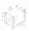 Fig. 01 - Box with full-height side supports and blank and process for forming such box