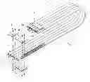 Fig. 01 - Cable support member and cable support device