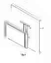 Fig. 03 - Wall-avoiding self-balancing mount for tilt positioning of a flat panel electronic display