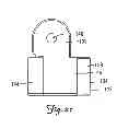 Fig. 22 - Wall-avoiding self-balancing mount for tilt positioning of a flat panel electronic display