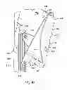 Fig. 33 - Wall-avoiding self-balancing mount for tilt positioning of a flat panel electronic display