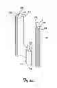 Fig. 34 - Wall-avoiding self-balancing mount for tilt positioning of a flat panel electronic display