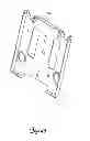 Fig. 44 - Wall-avoiding self-balancing mount for tilt positioning of a flat panel electronic display