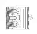 Fig. 10 - Lateral transistors with low-voltage-drop shunt to body diode