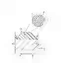 Fig. 01 - Lens array sheet having glass base and nanoparticle-containing resin lens array layer without a resin planar layer therebetween