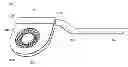 Fig. 01 - Portable electronic device with tiltedly installed centrifugal fan