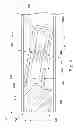Fig. 03 - Portable electronic device with tiltedly installed centrifugal fan