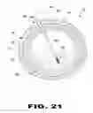 Fig. 22 - Resealable spout for selectively accessing coconut water within a coconut