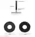 Fig. 09 - Fiber-on-tip contact design brush assemblies