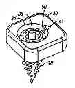 Fig. 01 - Locking confirmation mechanism for a bone screw and plate assembly