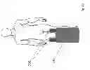 Fig. 35 - Method and apparatus for transdermal stimulation over the palmar and plantar surfaces