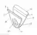 Fig. 01 - Pull clip for bottom bar of window shade