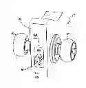 Fig. 01 - Lockable lockset operable by either axial or rotational knob movement