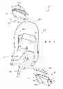 Fig. 01 - DUCTED WINDSHIELD FOR A MOTORCYCLE
