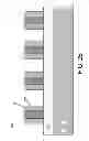 Fig. 04 - FIN STRUCTURE FORMATION INCLUDING PARTIAL SPACER REMOVAL