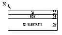 Fig. 01 - SEMICONDUCTOR ACTIVE MATRIX ON BURIED INSULATOR