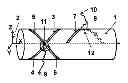 Fig. 01 - 3D dipole antenna of spiral segments