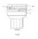 Fig. 34 - STEMMED LIGHTING ASSEMBLY WITH DISK-SHAPED ILLUMINATION ELEMENT