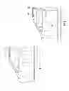 Fig. 02 - Motor vehicle window having frame with electrical illumination means