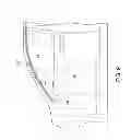 Fig. 06 - Motor vehicle window having frame with electrical illumination means
