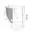 Fig. 09 - Motor vehicle window having frame with electrical illumination means