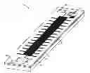 Fig. 01 - Micro-fluidic modules on a chip for diagnostic applications